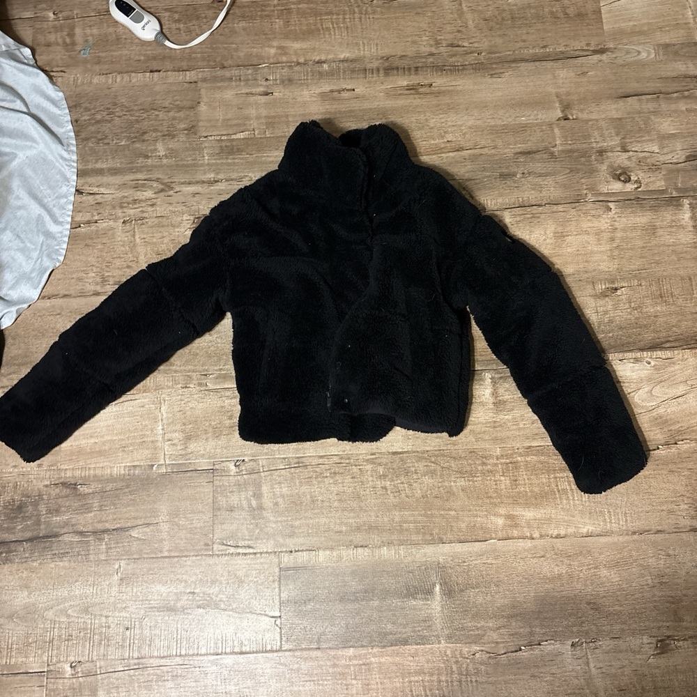 Black Faux Fur Jacket